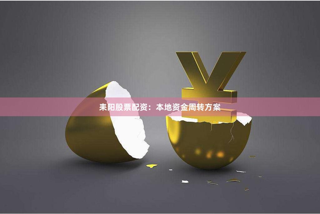 耒阳股票配资：本地资金周转方案